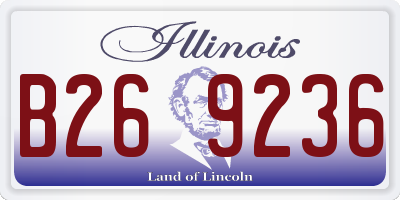 IL license plate B269236