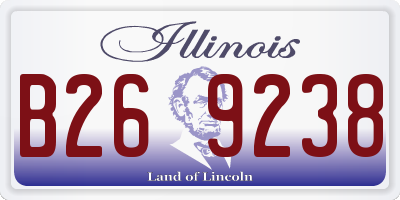 IL license plate B269238