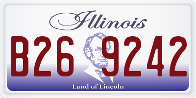 IL license plate B269242
