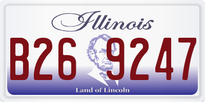 IL license plate B269247