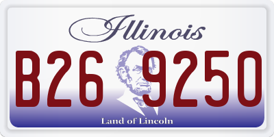 IL license plate B269250