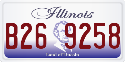 IL license plate B269258