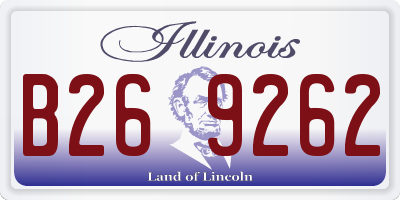 IL license plate B269262