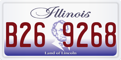 IL license plate B269268