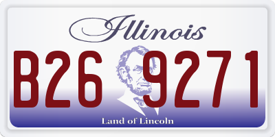 IL license plate B269271