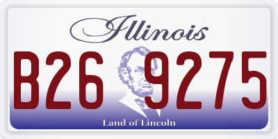 IL license plate B269275