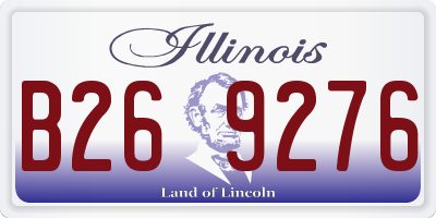 IL license plate B269276