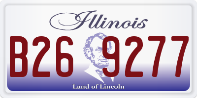 IL license plate B269277