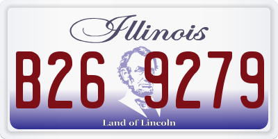 IL license plate B269279