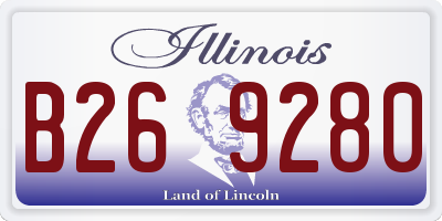 IL license plate B269280
