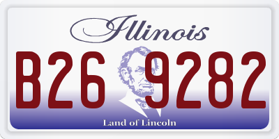 IL license plate B269282