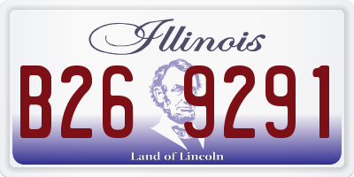 IL license plate B269291