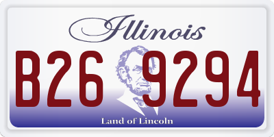 IL license plate B269294
