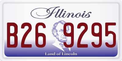 IL license plate B269295