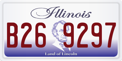IL license plate B269297