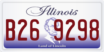 IL license plate B269298