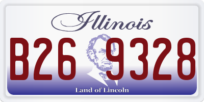 IL license plate B269328