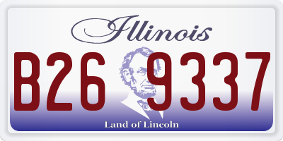 IL license plate B269337