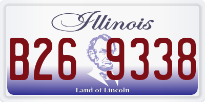 IL license plate B269338