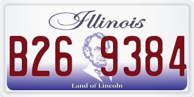 IL license plate B269384