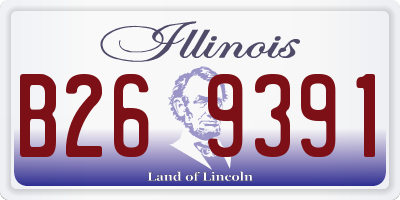 IL license plate B269391