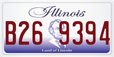 IL license plate B269394