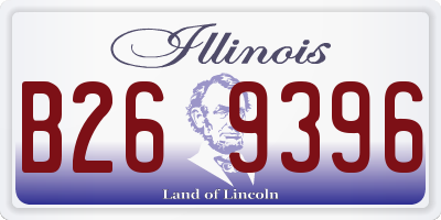 IL license plate B269396