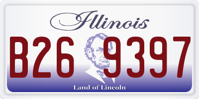 IL license plate B269397