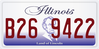 IL license plate B269422