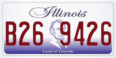 IL license plate B269426