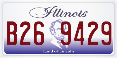 IL license plate B269429