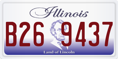 IL license plate B269437