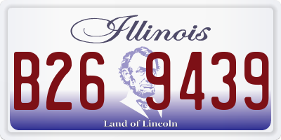 IL license plate B269439