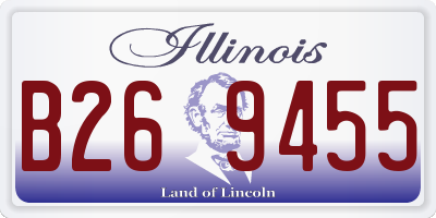 IL license plate B269455