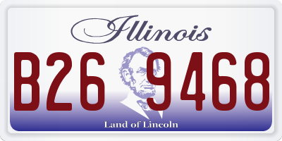 IL license plate B269468