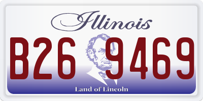 IL license plate B269469