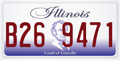 IL license plate B269471