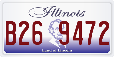 IL license plate B269472