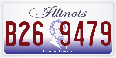 IL license plate B269479