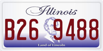 IL license plate B269488