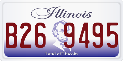 IL license plate B269495
