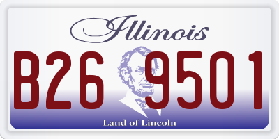 IL license plate B269501
