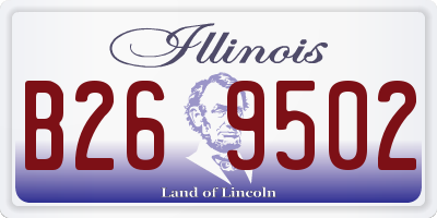 IL license plate B269502