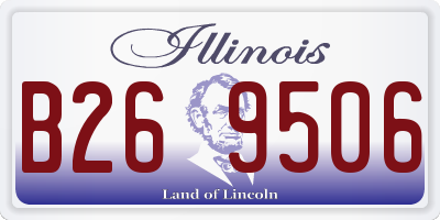 IL license plate B269506