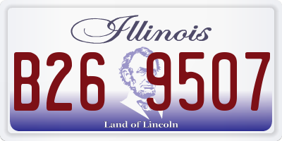 IL license plate B269507
