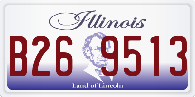 IL license plate B269513