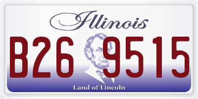 IL license plate B269515