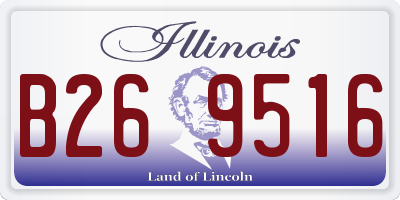 IL license plate B269516