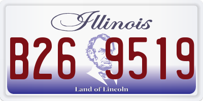 IL license plate B269519