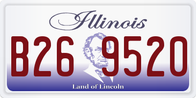 IL license plate B269520